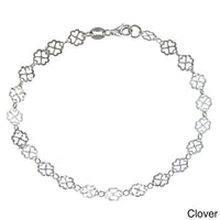 Silver link bracelet UK