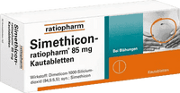 SIMETHICONE ratiopharm 85 mg chewable tablets UK