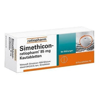 SIMETHICONE ratiopharm 85 mg chewable tablets UK