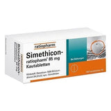 SIMETHICONE ratiopharm 85 mg chewable tablets UK