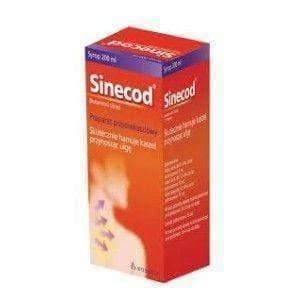SINECOD 0.005g / ml drops 20ml bronchoscope, sinecod 50mg, butamirate citrate UK