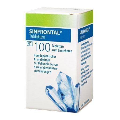 SINFRONTAL tablets 100 pc Sinus infections UK