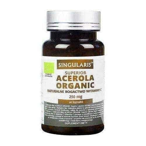 Singularis Organic Acerola 17% 250mg x 60 capsules UK