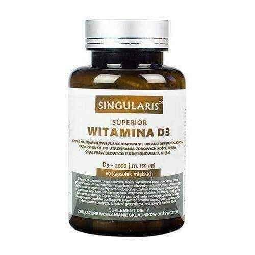 Singularis Vitamin D3 Superior 2000 x 60 soft capsules UK