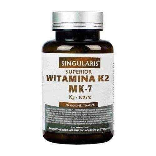 Singularis Vitamin K2 MK7 100mcg x 120 soft capsules UK