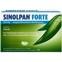 SINOLPAN forte, cineole, chronic bronchitis treatment UK