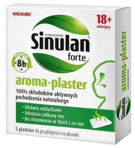 Sinulan Forte Aroma x 5 plasters UK