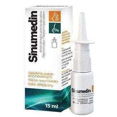 Sinumedin nasal spray, sinusitis, Blocked nose, sinus infection UK