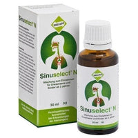 SINUSELECT N paranasal sinuses (sinusitis) drops, sinus infection UK