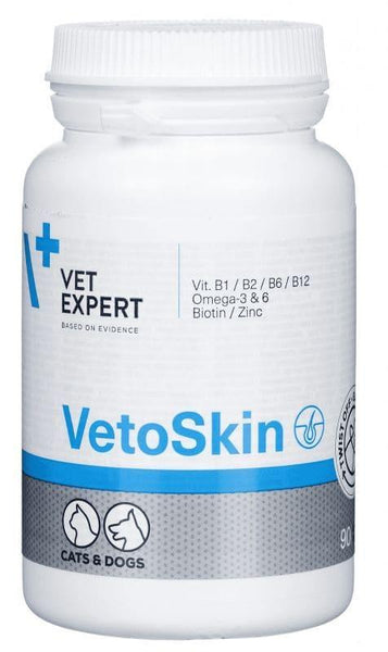 Skin care supplement for dogs, cats, VetoSkin UK