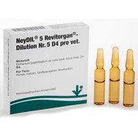 Skin disorders, NEYDIL No.5 Revitorgan Dil.D 4 per ampoules vet. UK