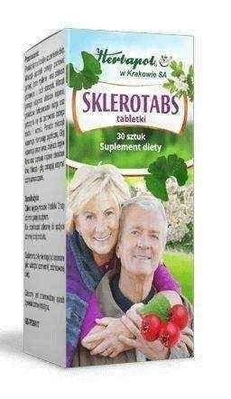 Sklerotabs x 30 tablets, gingko leaf extract and hawthorn UK