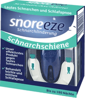 Sleep apnea, treatment for heavy snoring, SNOREEZE snoring splint UK