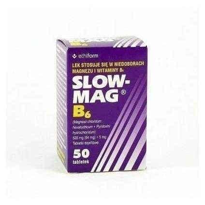 SLOW-MAG B6 x 50 tabl. magnesium and vitamin B6 UK