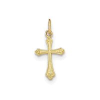 Small gold cross necklace UK