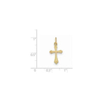 Small gold cross necklace UK
