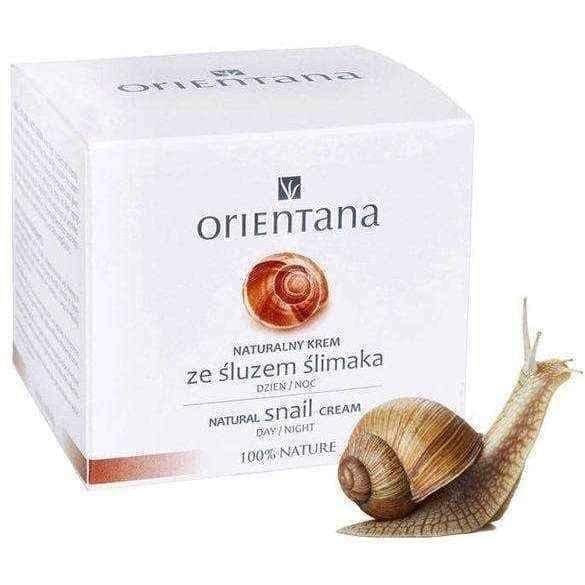 Snail slime cream | ORIENTANA Natural cream with snail mucous 50ml UK