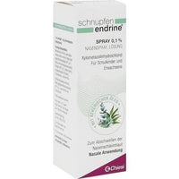 Sniffles? COLD ENDRINE, nasal spray, nasal mucosa, vasoconstriction, decongestant UK