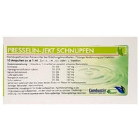 Sniffles, homeopathic cold medicine for adults, PRESSELIN-Jekt cold ampoules UK