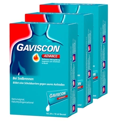 Sodium alginate, potassium bicarbonate benefits, GAVISCON ADVANCE Pepperm UK