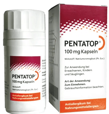 Sodium cromoglicate, food allergies, food allergy, PENTATOP capsules UK