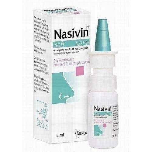 Soft NASIVIN 0.01% nasal spray 5ml UK