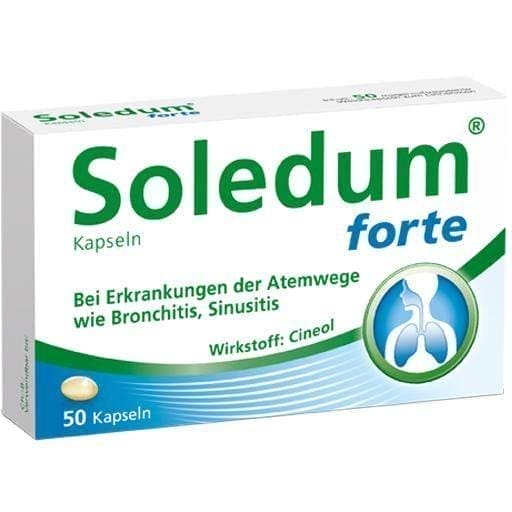 SOLEDUM forte capsules 200 mg 50 pc cineole UK