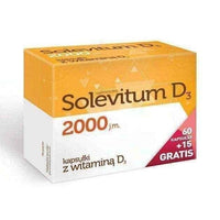 Solevitum D3 2000j.m. large portion of vitamin D3 UK