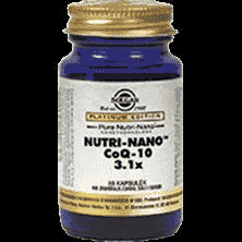 Solgar Nutri-Nano CoQ-10 x 50 capsules, koenzim q10, coenzyme q10 UK