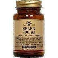 Solgar Selenium 200μg associated with yeast x 50 tablets UK