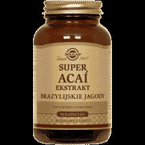 Solgar Super Acai Extract Brazilian berry x 50 capsules UK