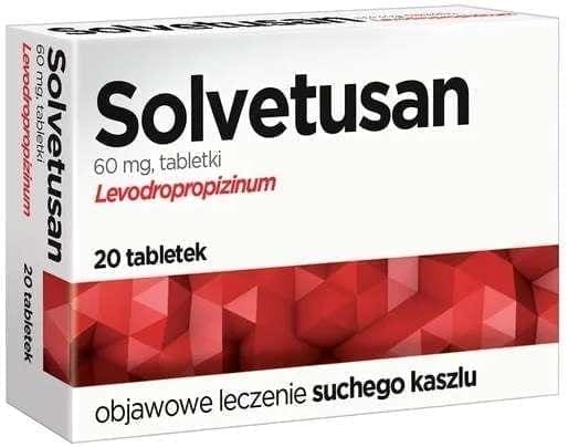 Solvetusan, dry non productive cough treatment UK