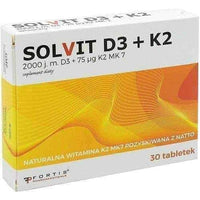 Solvit D3 + K2 x 30 tablets UK