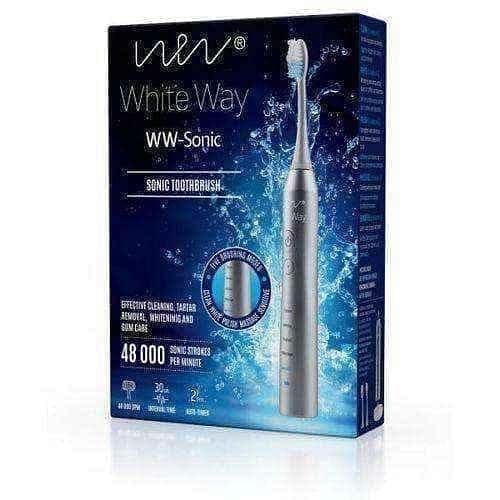 Sonic brush - White Way WW-Sonic sonic toothbrush silver UK