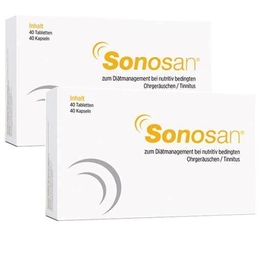 SONOSAN Duo combination tinnitus tablets UK