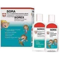 Sora Liquid 100ml + Sorex shampoo 100ml, dimeticon UK