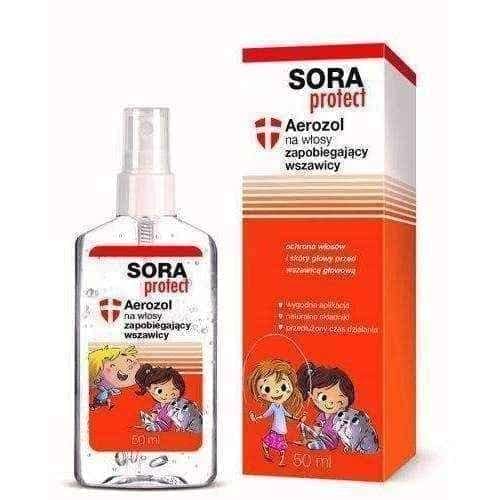 Sora Protect areozol 50ml, head lice prevention UK