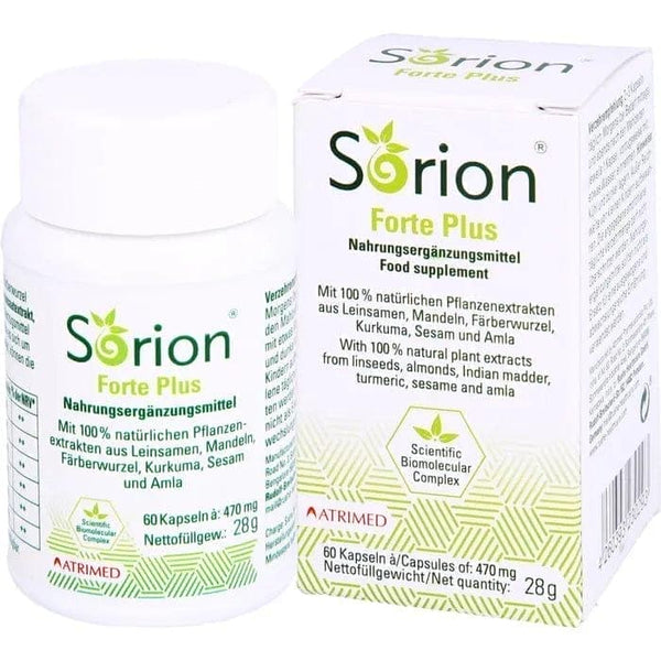 SORION forte plus, Ayurveda, flaxseed, almonds, dyer's root, turmeric, sesame, amla UK