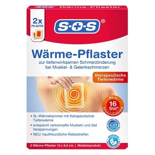 SOS HEAT patches, heat patch for neck, lower back heat patches UK