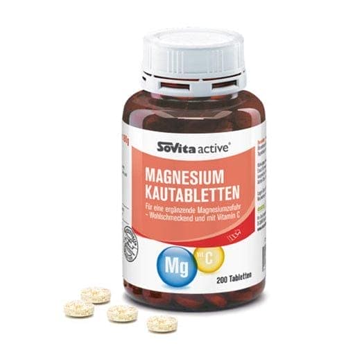SOVITA ACTIVE Magnesium chewable tablets UK