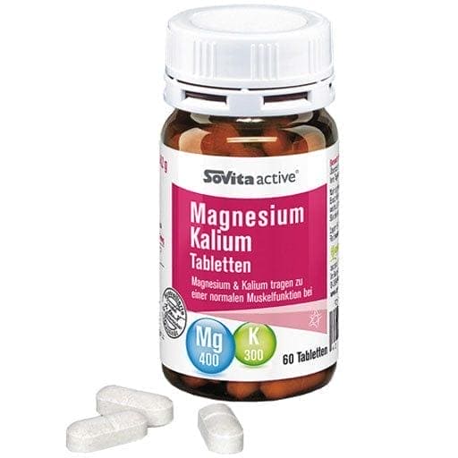 SOVITA ACTIVE magnesium potassium tablets UK