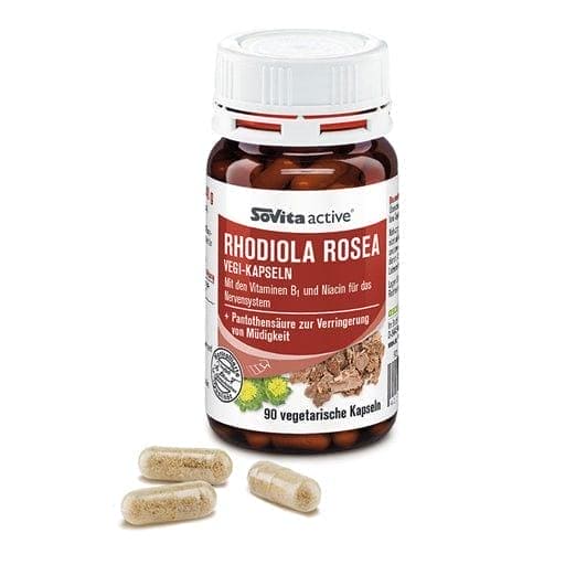 SOVITA ACTIVE Rhodiola Rosea Vegi Capsules UK