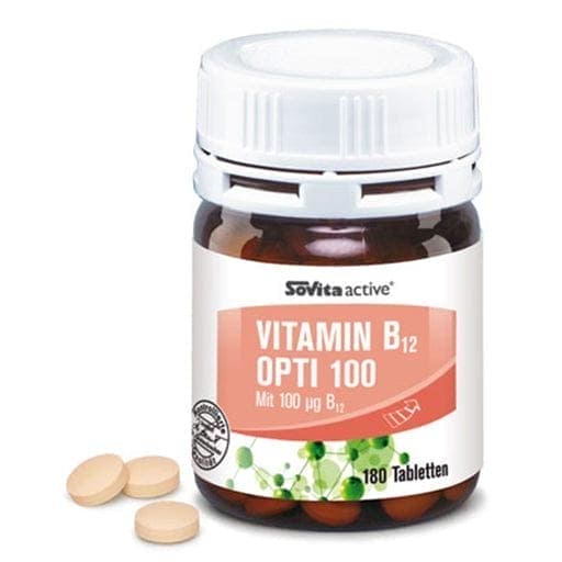 SOVITA ACTIVE Vitamin B12 Opti 100 tablets UK