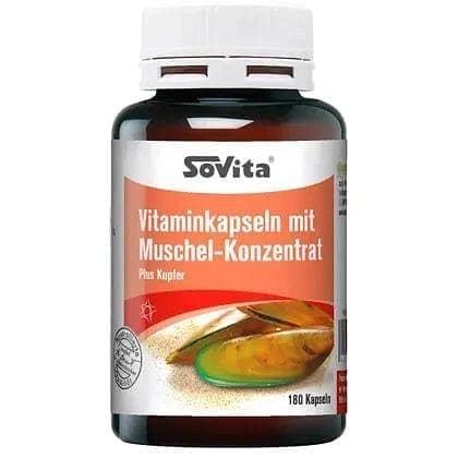 SOVITA ACTIVE vitamin, green lipped mussel tablets UK