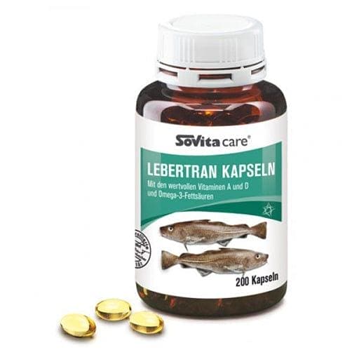 SOVITA CARE cod liver oil capsules UK