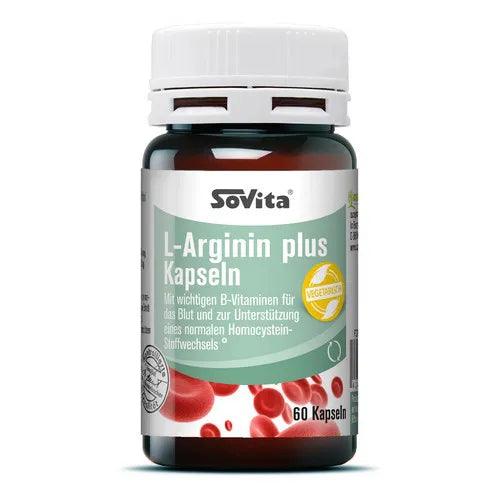 SOVITA CARE L-arginine plus capsules UK