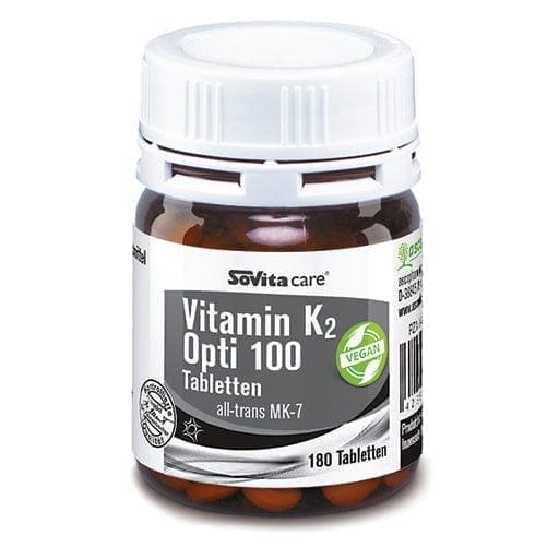 SOVITA CARE Vitamin K2 Opti 100 tablets UK