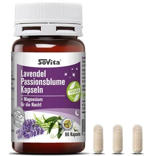 SOVITA lavender passion flower capsules UK