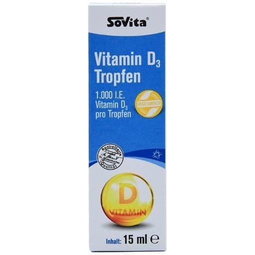 SOVITA vitamin D3 drops UK