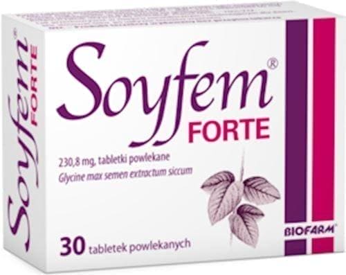 Soyfem FORTE 0,2308g x 30 tablets, menopause symptoms, menopause age, perimenopause UK